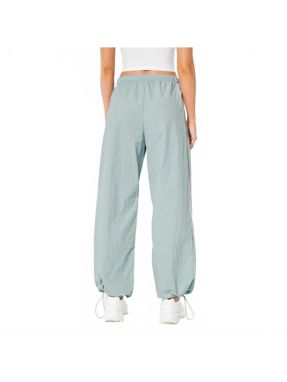 Hollister Gilly Hicks Active Tipped Crinkle Parachute Pants CLOUD BLUE NWT XL - Picture 2 of 5